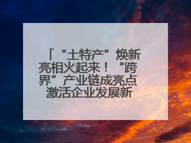 “土特产”焕新亮相火起来！“跨界”产业链成亮点 激活企业发展新增长点