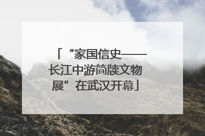 “家国信史——长江中游简牍文物展”在武汉开幕