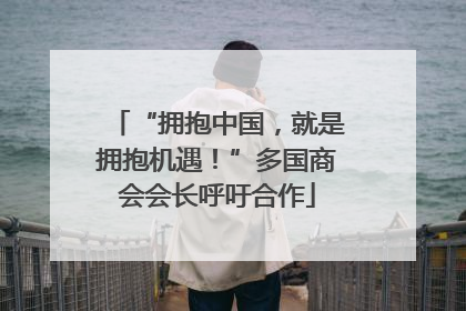 “拥抱中国，就是拥抱机遇！”多国商会会长呼吁合作