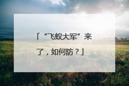 “飞蚁大军”来了，如何防？