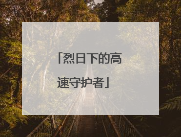 烈日下的高速守护者