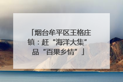烟台牟平区王格庄镇：赶“海洋大集” 品“百果乡情”