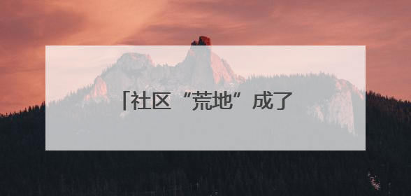 社区“荒地”成了党员“责任田”