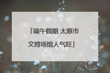 端午假期 太原市文博场馆人气旺