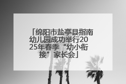 绵阳市盐亭县指南幼儿园成功举行2025年春季“幼小衔接”家长会
