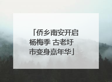 侨乡南安开启杨梅季 古老圩市变身嘉年华