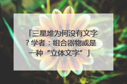 三星堆为何没有文字？学者：组合器物或是一种“立体文字”