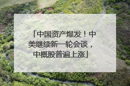 中国资产爆发！中美继续新一轮会谈，中概股普遍上涨