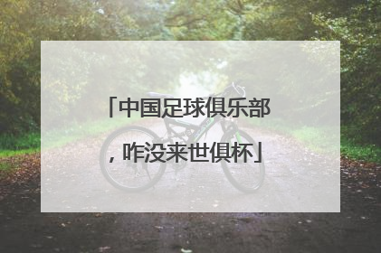 中国足球俱乐部，咋没来世俱杯