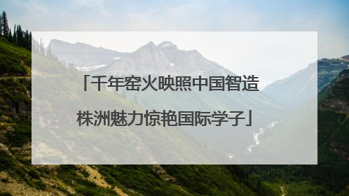 千年窑火映照中国智造 株洲魅力惊艳国际学子