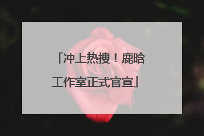 冲上热搜！鹿晗工作室正式官宣
