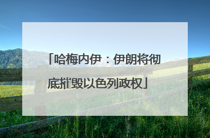 哈梅内伊：伊朗将彻底摧毁以色列政权