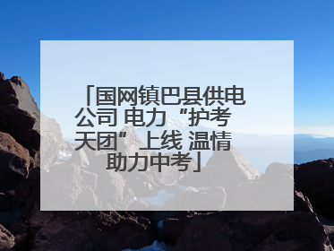 国网镇巴县供电公司 电力“护考天团”上线 温情助力中考