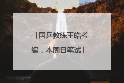 国乒教练王皓考编，本周日笔试