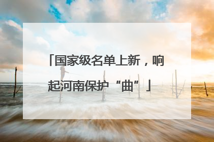 国家级名单上新，响起河南保护“曲”