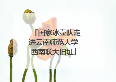 国家冰壶队走进云南师范大学西南联大旧址
