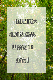 国足抵达雅加达备战世预赛18强赛