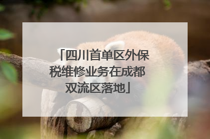 四川首单区外保税维修业务在成都双流区落地