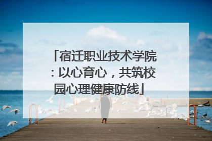 宿迁职业技术学院：以心育心，共筑校园心理健康防线