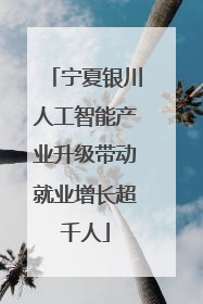 宁夏银川人工智能产业升级带动就业增长超千人