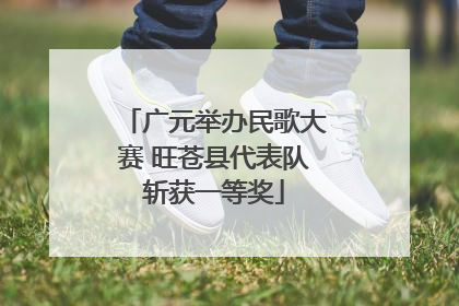 广元举办民歌大赛 旺苍县代表队斩获一等奖