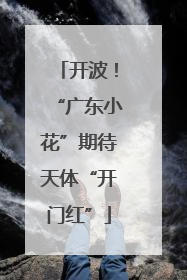 开波！“广东小花”期待天体“开门红”