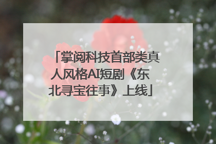 掌阅科技首部类真人风格AI短剧《东北寻宝往事》上线