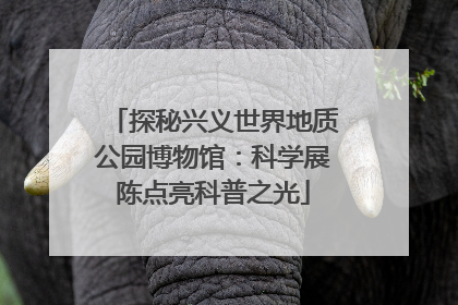 探秘兴义世界地质公园博物馆：科学展陈点亮科普之光
