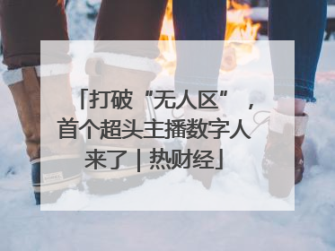 打破“无人区”，首个超头主播数字人来了｜热财经