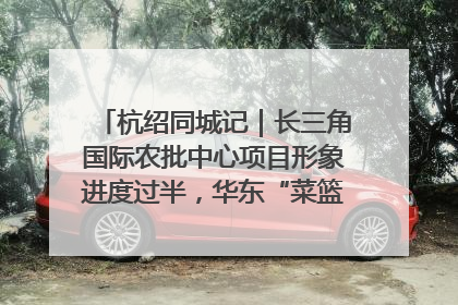 杭绍同城记｜长三角国际农批中心项目形象进度过半，华东“菜篮子”建设加码提速！