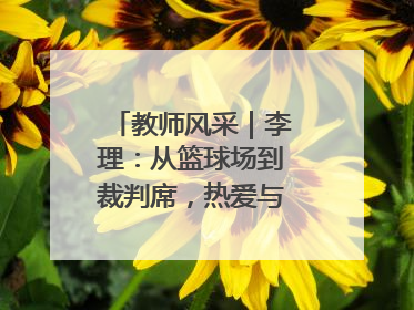 教师风采｜李理：从篮球场到裁判席，热爱与责任的交织