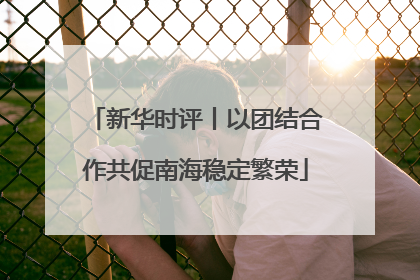 新华时评丨以团结合作共促南海稳定繁荣
