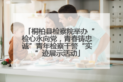 桐柏县检察院举办“检心永向党，青春铸忠诚”青年检察干警“实”迹展示活动