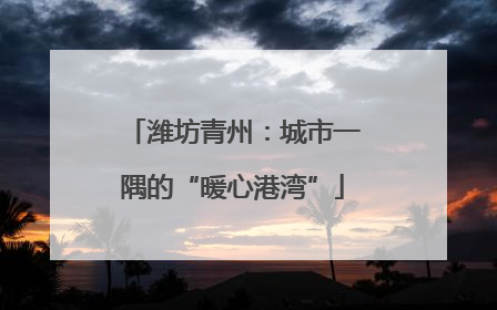 潍坊青州：城市一隅的“暖心港湾”