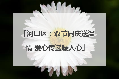河口区：双节同庆送温情 爱心传递暖人心