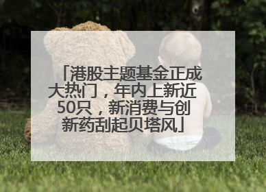 港股主题基金正成大热门，年内上新近50只，新消费与创新药刮起贝塔风