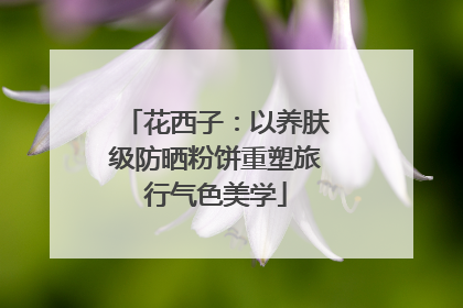 花西子：以养肤级防晒粉饼重塑旅行气色美学