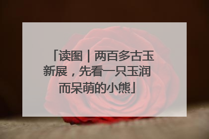 读图｜两百多古玉新展，先看一只玉润而呆萌的小熊
