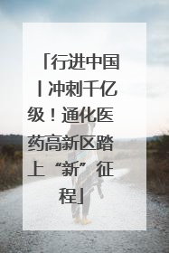 行进中国丨冲刺千亿级！通化医药高新区踏上“新”征程