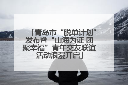 青岛市“脱单计划”发布暨“山海为证 团聚幸福”青年交友联谊活动浪漫开启