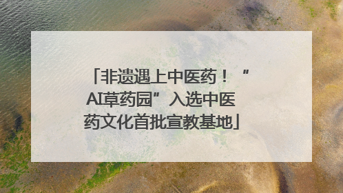 非遗遇上中医药！“AI草药园”入选中医药文化首批宣教基地