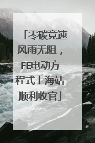 零碳竞速风雨无阻，FE电动方程式上海站顺利收官