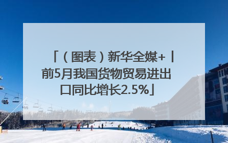 （图表）新华全媒+丨前5月我国货物贸易进出口同比增长2.5%