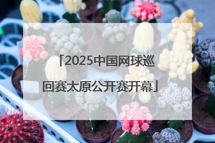 2025中国网球巡回赛太原公开赛开幕