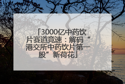 3000亿中药饮片赛道竞速：解码“港交所中药饮片第一股”新荷花